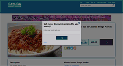 Desktop Screenshot of cayugamarketplace.com